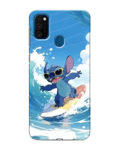 Чехол для Samsung Galaxy M31 с картинкой «Стич на волне» Чехол для Samsung Galaxy M31 с картинкой «Стич на волне»