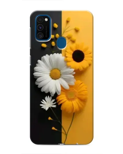 Чохол для Samsung Galaxy M31 з картинкою «Соняшник та ромашка»