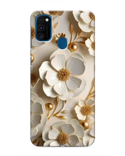 Чохол для Samsung Galaxy M31 з картинкою «Білі паперові квіти»