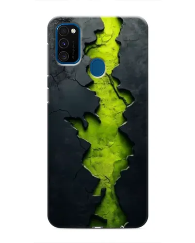 Чохол для Samsung Galaxy M31 з картинкою «Салатовий розлом скелі»