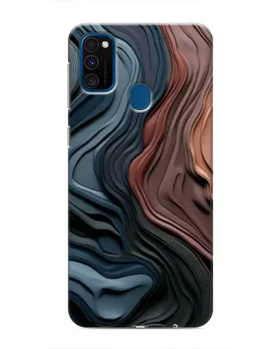 Чохол для Samsung Galaxy M31 з картинкою «Кольорові хвилі каньйону»