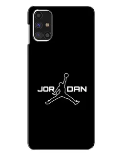 Чехол для Samsung Galaxy M31s с картинкой «Nike Pink Swirl»