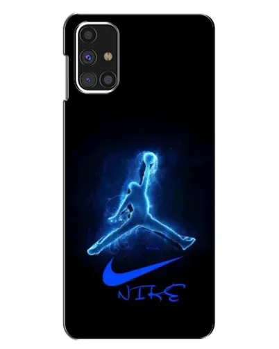 Чехол для Samsung Galaxy M31s с картинкой «Jordan Neon Blue»