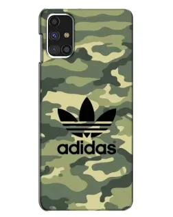 Чехол для Samsung Galaxy M31s с картинкой «Милитари стиль Adidas»