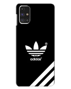 Чехол для Samsung Galaxy M31s с картинкой «Adidas с диагональными полосами»