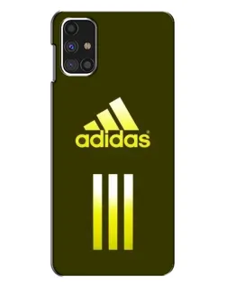 Чехол для Samsung Galaxy M31s с картинкой «Оливковый градиент Adidas»