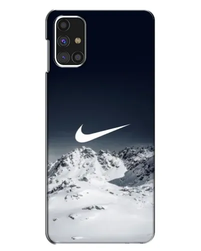 Чехол для Samsung Galaxy M31s с картинкой «Nike — зимние горы» Чехол для Samsung Galaxy M31s с картинкой «Nike — зимние горы»