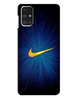 Чохол для Samsung Galaxy M31s з картинкою «Синій пульс Nike»