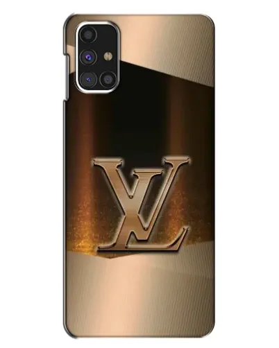 Чехол для Samsung Galaxy M31s с картинкой «LV — золотое сияние»
