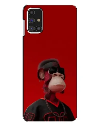 Чехол для Samsung Galaxy M31s с картинкой «Bored Ape в красном» Чехол для Samsung Galaxy M31s с картинкой «Bored Ape в красном»