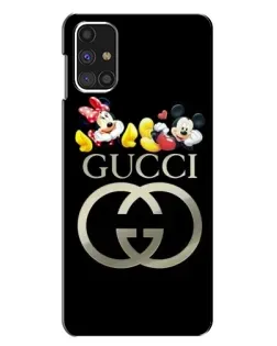 Чехол для Samsung Galaxy M31s с картинкой «Gucci — герои Disney»