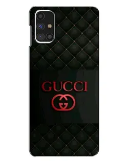 Чехол для Samsung Galaxy M31s с картинкой «Gucci — стеганый черный»