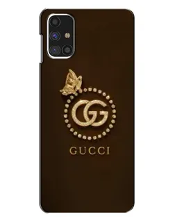 Чехол для Samsung Galaxy M31s с картинкой «Gucci — золотая бабочка»