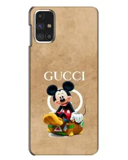 Чехол для Samsung Galaxy M31s с картинкой «Микки Маус Gucci — крафт»