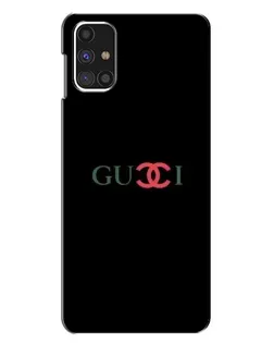 Чехол для Samsung Galaxy M31s с картинкой «Gucci — красный градиент»