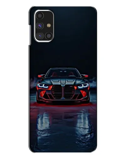 Чехол для Samsung Galaxy M31s с картинкой «BMW на мокрой дороге»