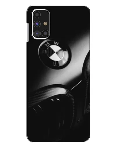 Чехол для Samsung Galaxy M31s с картинкой «Эмблема BMW — макро»