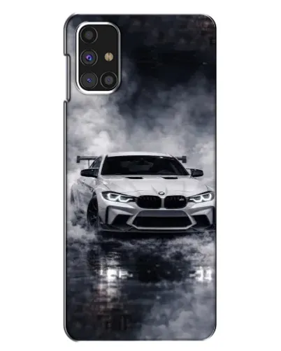 Чехол для Samsung Galaxy M31s с картинкой «BMW сквозь туман»