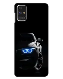 Чехол для Samsung Galaxy M31s с картинкой «BMW — ночной взгляд»