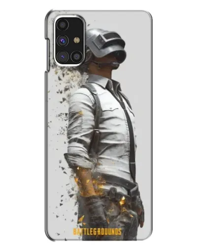 Чехол для Samsung Galaxy M31s с картинкой «PUBG — боец в пыли»