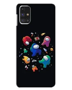 Чехол для Samsung Galaxy M31s с картинкой «Among Us космос»
