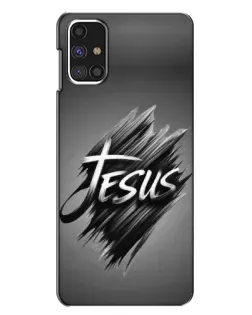 Чехол для Samsung Galaxy M31s с картинкой «Надпись Jesus Graffiti»