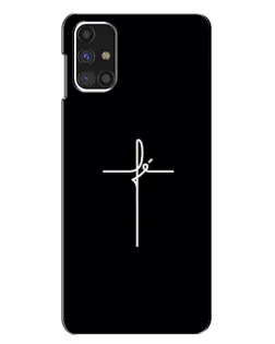 Чохол для Samsung Galaxy M31s з картинкою «Тонкий хрест»