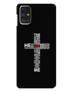 Чохол для Samsung Galaxy M31s з картинкою «Текстовий хрест»