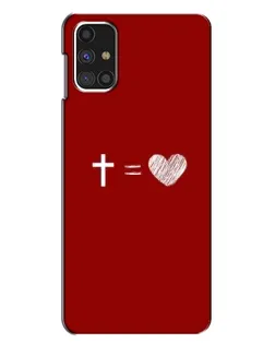 Чохол для Samsung Galaxy M31s з картинкою «Рівняння любові»