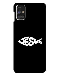 Чохол для Samsung Galaxy M31s з картинкою «Риба  Jesus»