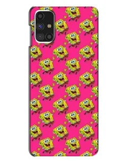 Чехол для Samsung Galaxy M31s с картинкой «Розовый паттерн»