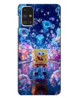 Чехол для Samsung Galaxy M31s с картинкой «Неоновый океан»