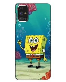 Чехол для Samsung Galaxy M31s с картинкой «Подводный привет»