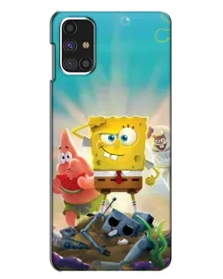 Чехол для Samsung Galaxy M31s с картинкой «Спанч Боб победитель»