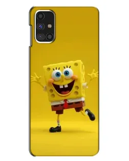Чехол для Samsung Galaxy M31s с картинкой «Позитивный Губка Боб»