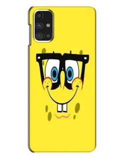 Чехол для Samsung Galaxy M31s с картинкой «Минималистичный Спанч Боб»