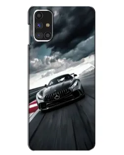 Чехол для Samsung Galaxy M31s с картинкой «Гоночный Mercedes AMG»