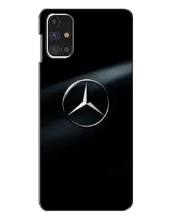Чохол для Samsung Galaxy M31s з картинкою «Mercedes на металі»