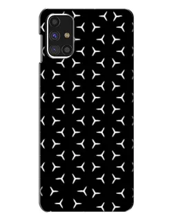 Чохол для Samsung Galaxy M31s з картинкою «Mercedes паттерн зірок»