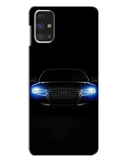 Чехол для Samsung Galaxy M31s с картинкой «Audi в неоне»