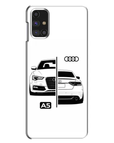 Чехол для Samsung Galaxy M31s с картинкой «Audi — контрастный дизайн» Чехол для Samsung Galaxy M31s с картинкой «Audi — контрастный дизайн»