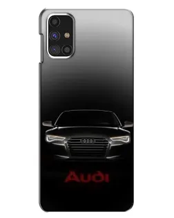 Чехол для Samsung Galaxy M31s с картинкой «Audi — градиентный контур»
