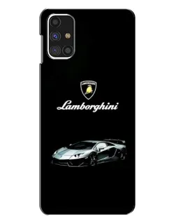 Чехол для Samsung Galaxy M31s с картинкой «Логотип Lamborghini классика»