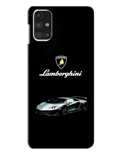 Чехол для Samsung Galaxy M31s с картинкой «Логотип Lamborghini классика»