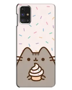 Чехол для Samsung Galaxy M31s с картинкой «Пушин с кексом»