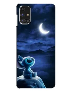 Чехол для Samsung Galaxy M31s с картинкой «Лунная ночь Стича» Чехол для Samsung Galaxy M31s с картинкой «Лунная ночь Стича»