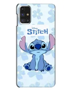 Чехол для Samsung Galaxy M31s с картинкой «Stitch среди цветов» Чехол для Samsung Galaxy M31s с картинкой «Stitch среди цветов»