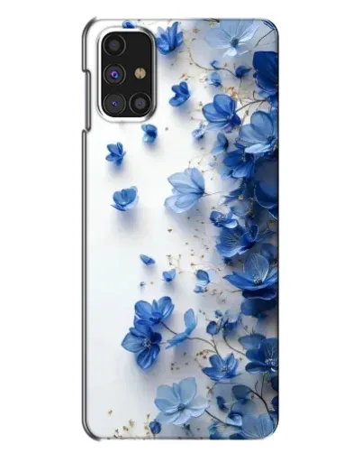 Чехол для Samsung Galaxy M31s с картинкой «Голубой цветочный каскад» Чехол для Samsung Galaxy M31s с картинкой «Голубой цветочный каскад»