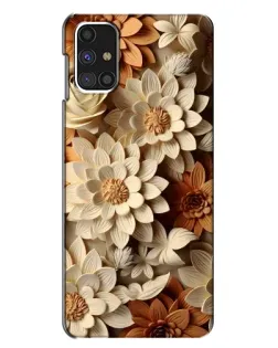Чехол для Samsung Galaxy M31s с картинкой «Бежевый флористический декор» Чехол для Samsung Galaxy M31s с картинкой «Бежевый флористический декор»