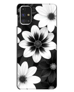 Чехол для Samsung Galaxy M31s с картинкой «Монохромные астры» Чехол для Samsung Galaxy M31s с картинкой «Монохромные астры»